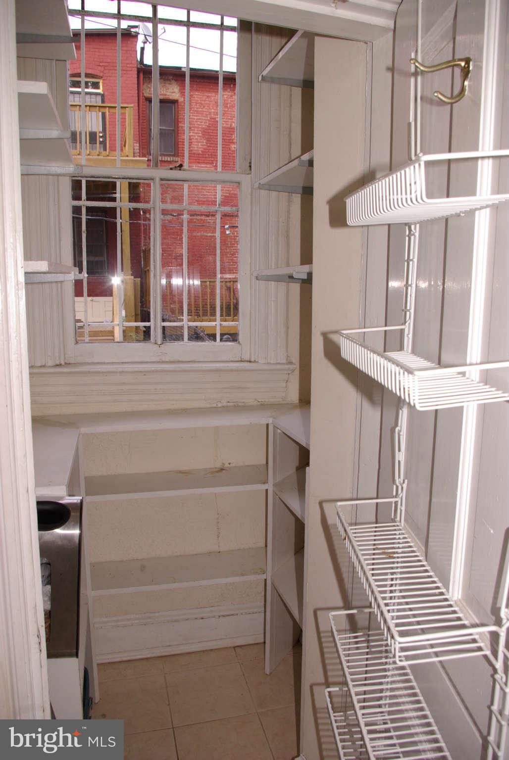 717 E Street Northeast Washington, DC 20002 - Photo 13 of 30 RARE large pantry with window and door