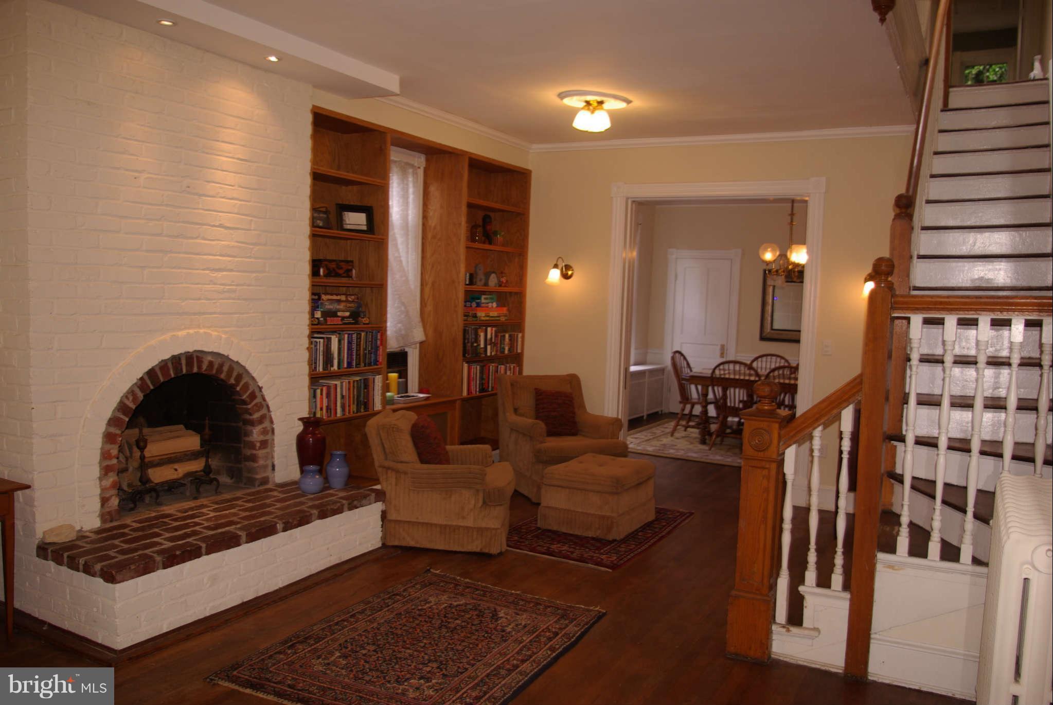 717 E Street Northeast Washington, DC 20002 - Photo 5 of 30 Living area from front door, bay area is to left