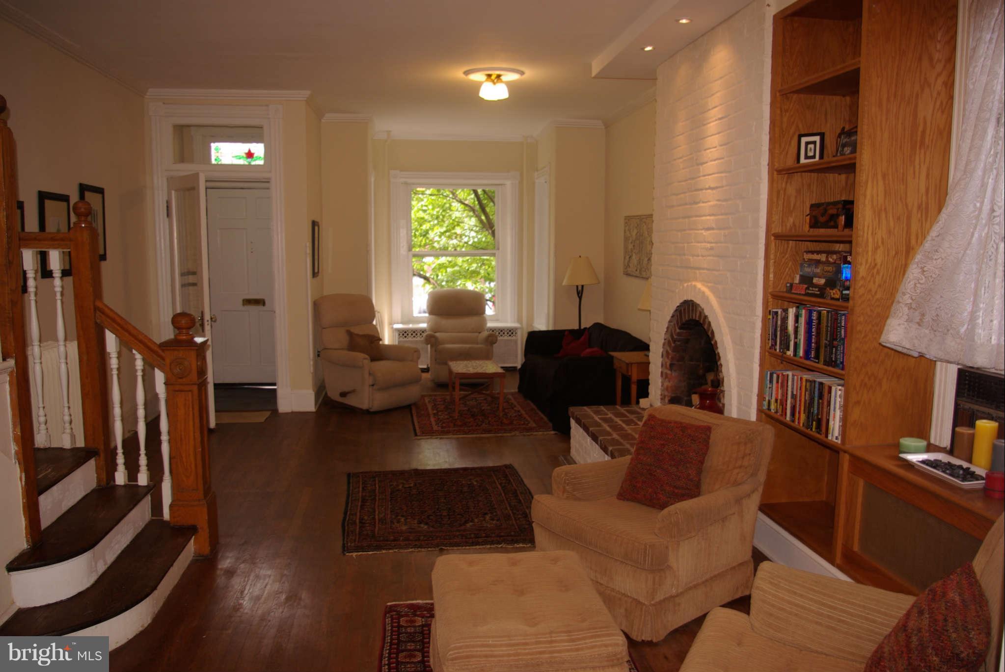 717 E Street Northeast Washington, DC 20002 - Photo 7 of 30 Living room looking towards front bay