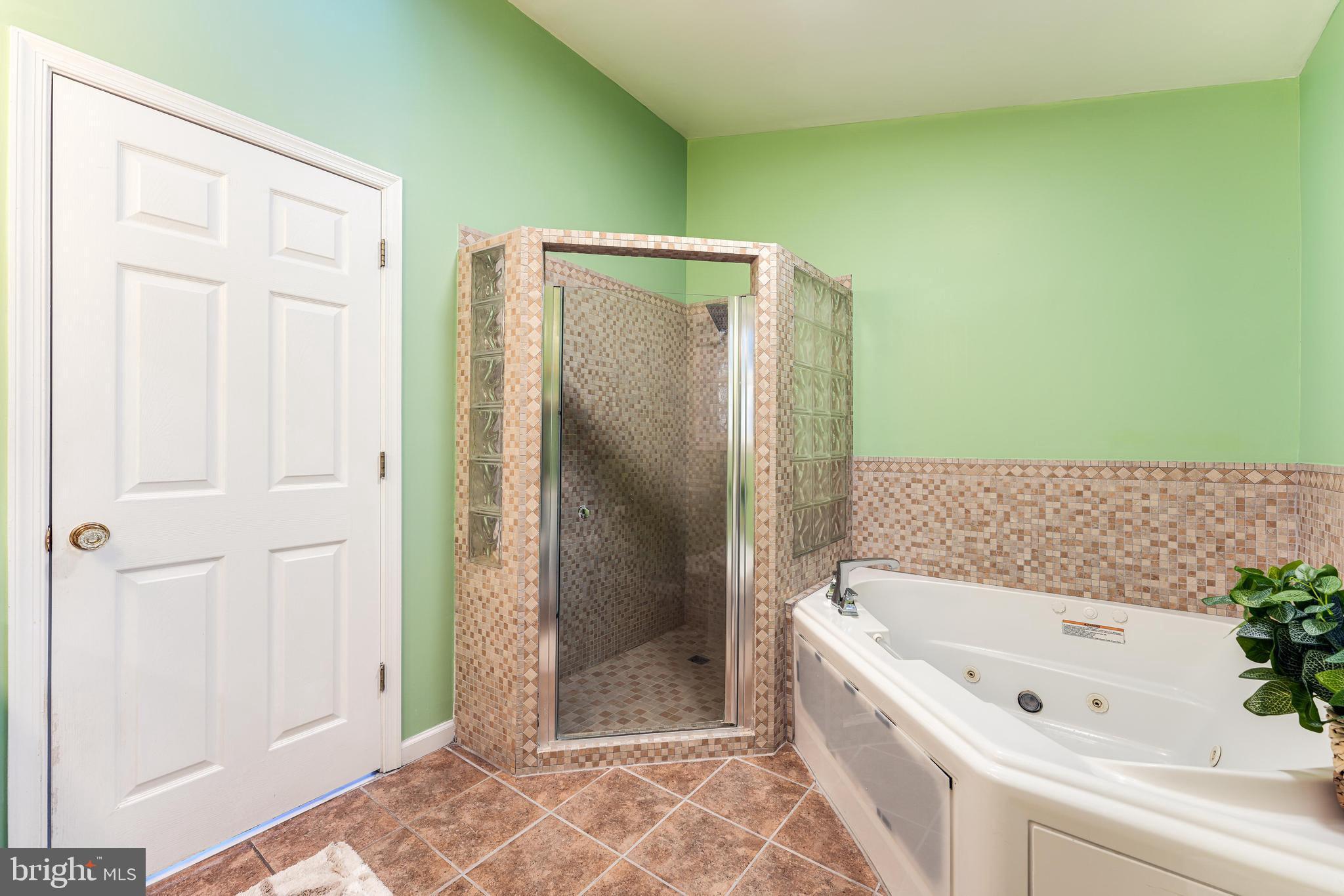 10808 Beach Mill Road Great Falls, VA 22066 - Photo 24 of 43 a bathroom with a bathtub and a shower