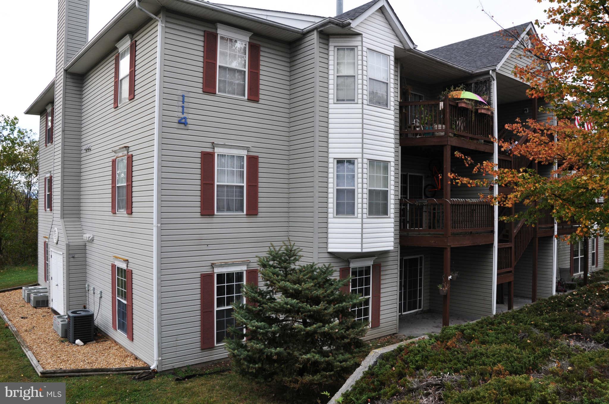 a view of a house with a yard and potted plants