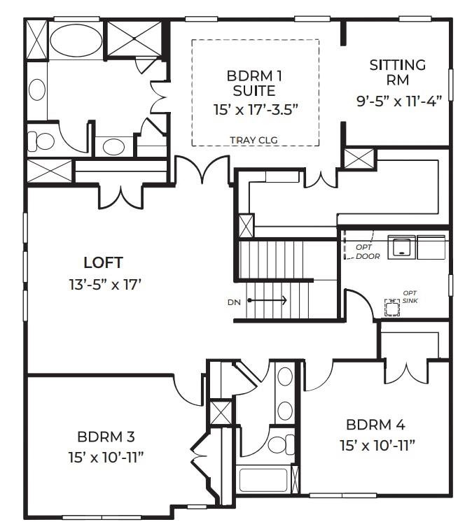4200 Cross Timber Lane Raleigh, NC 27603 - Photo 34 of 34 Floorplan - 2nd Floor