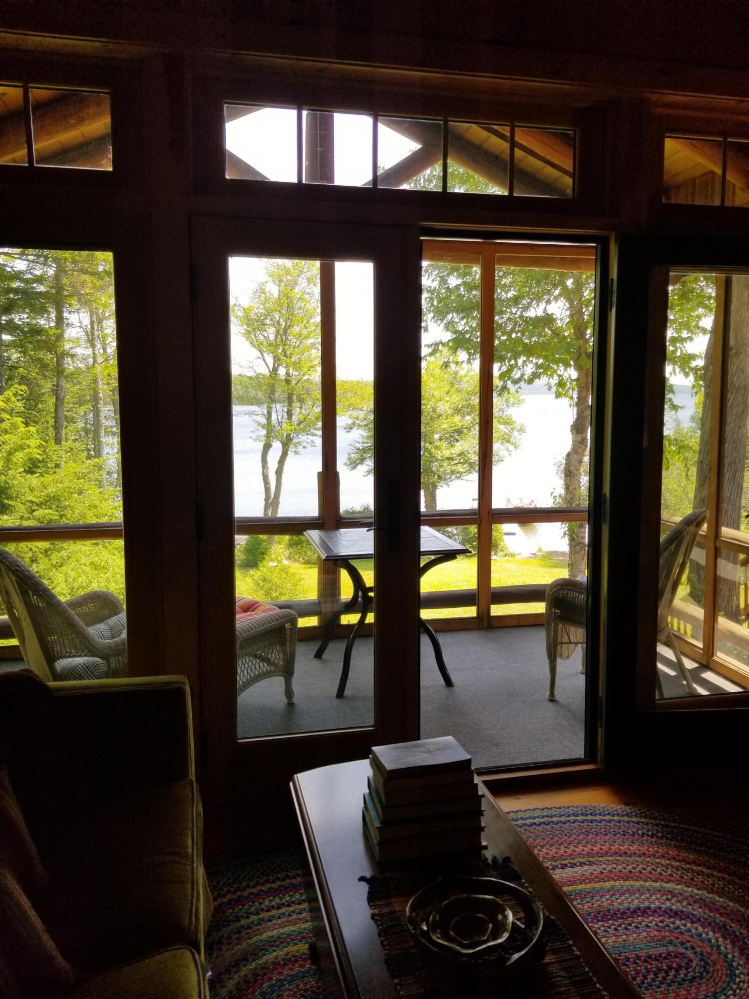 183 Dickson Road New Portland, ME 04961 - Photo 39 of 51 Master porch