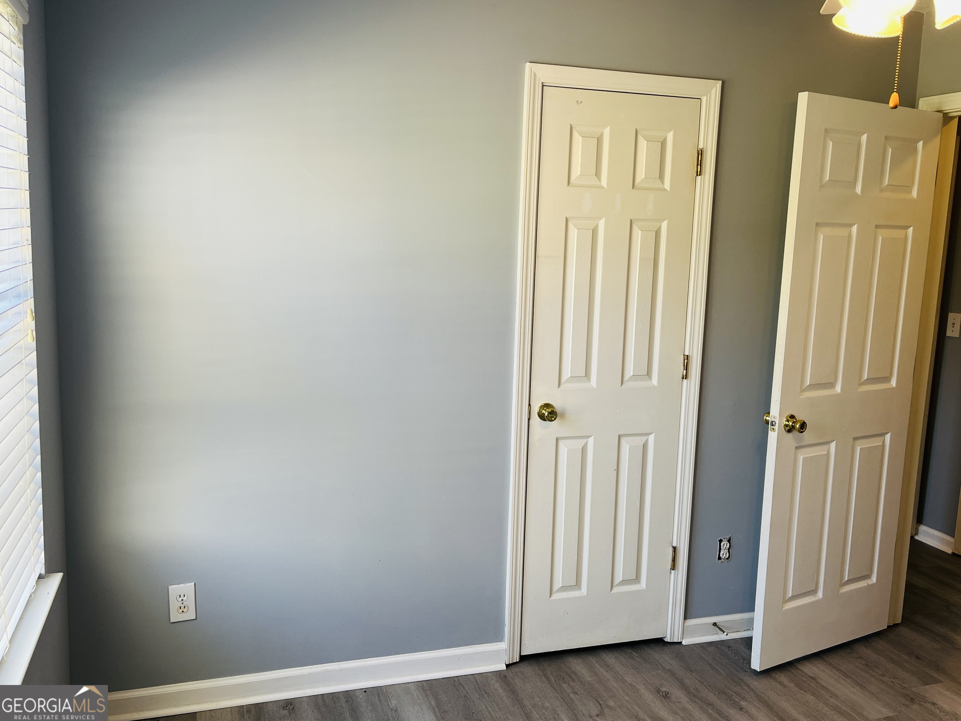 405 Peeks Crossing Drive Senoia, GA 30276 - Photo 13 of 31 an empty room with wooden floor and closet area