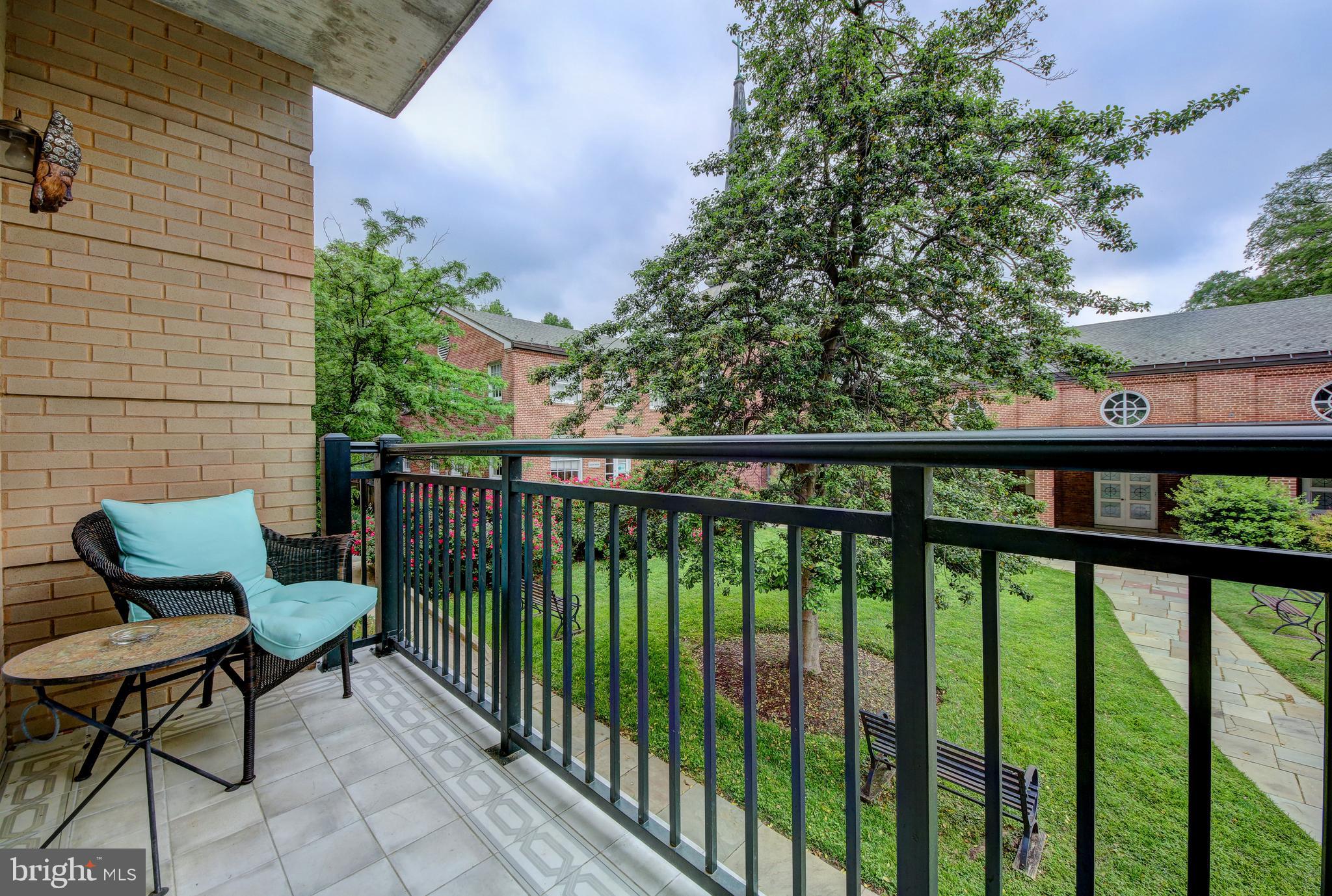 2501 Wisconsin Avenue Northwest, Unit 108 Washington, DC 20007 - Photo 11 of 31 Balcony