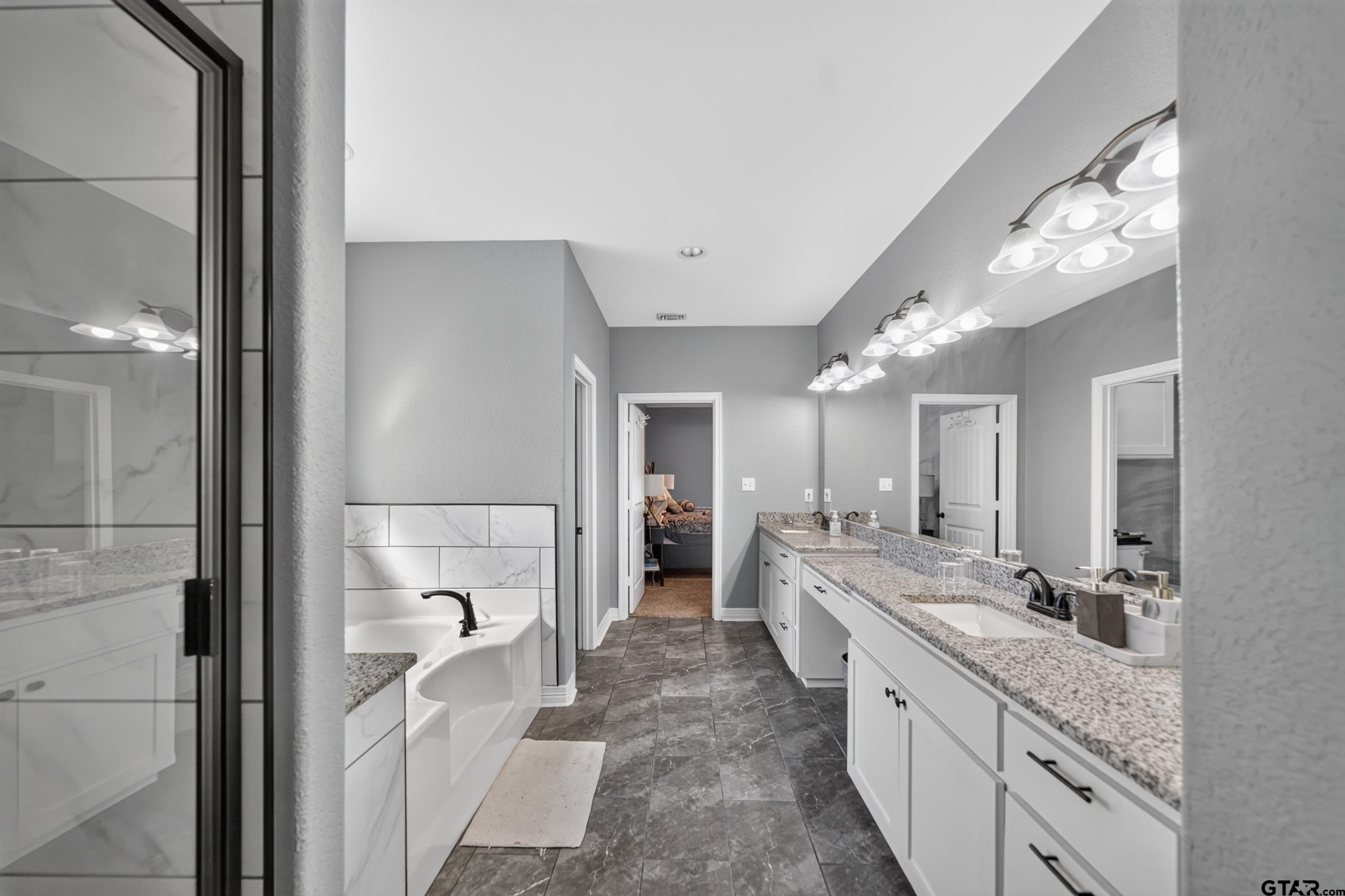 4008 Chapel Ridge Tyler, TX 75707 - Photo 28 of 34 Double vanity marble counters