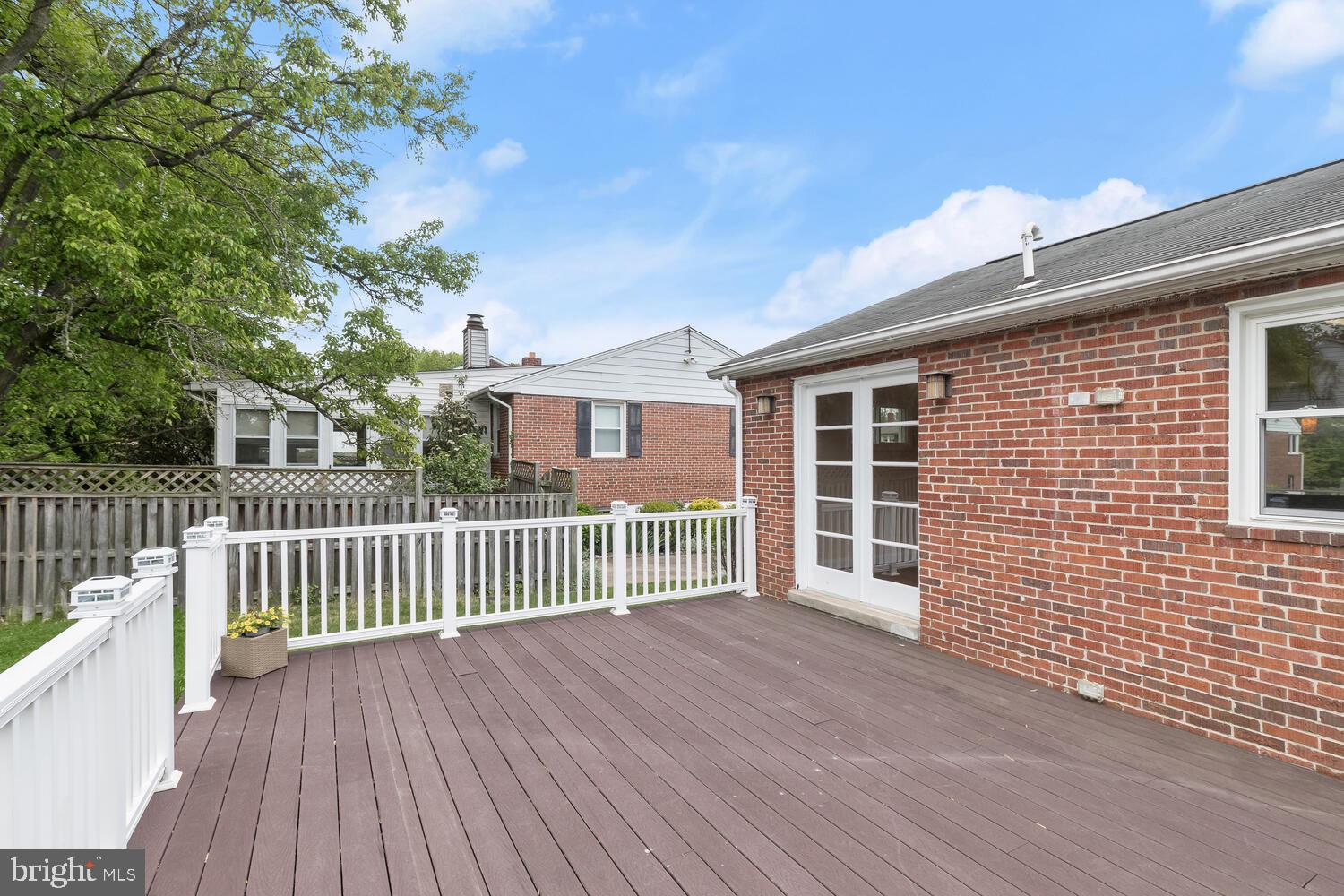 208 Meadowvale Road Lutherville-Timonium, MD 21093 - Photo 35 of 42 Spacious Deck