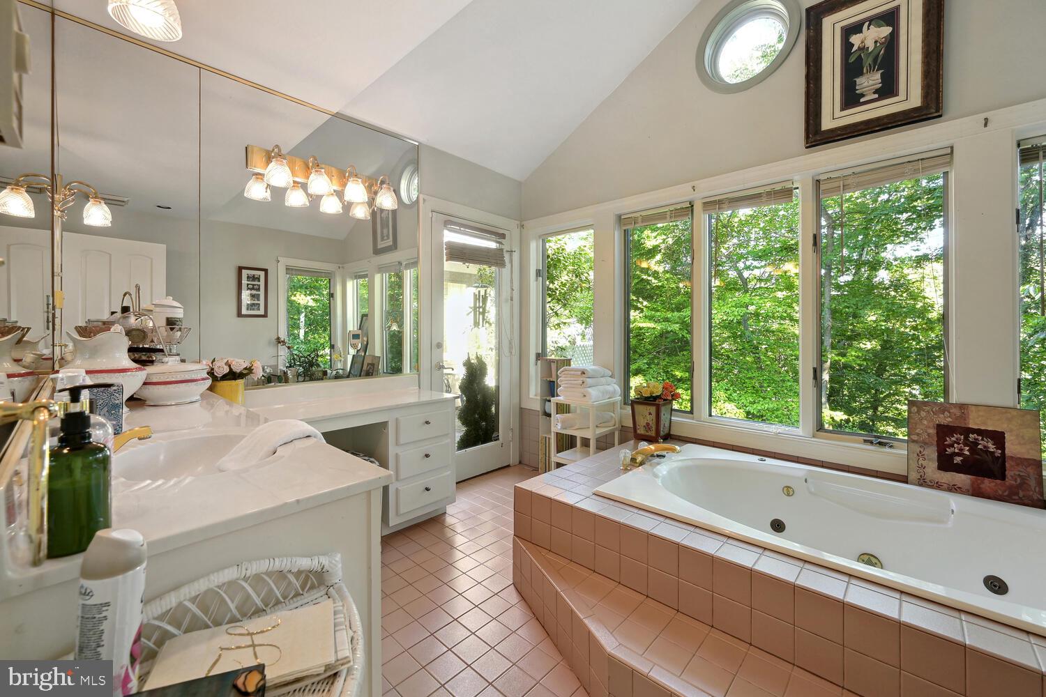 6205 Poe Road Bethesda, MD 20817 - Photo 24 of 44 Second Full Bath in Primary Suite w/Jacuzzi Tub