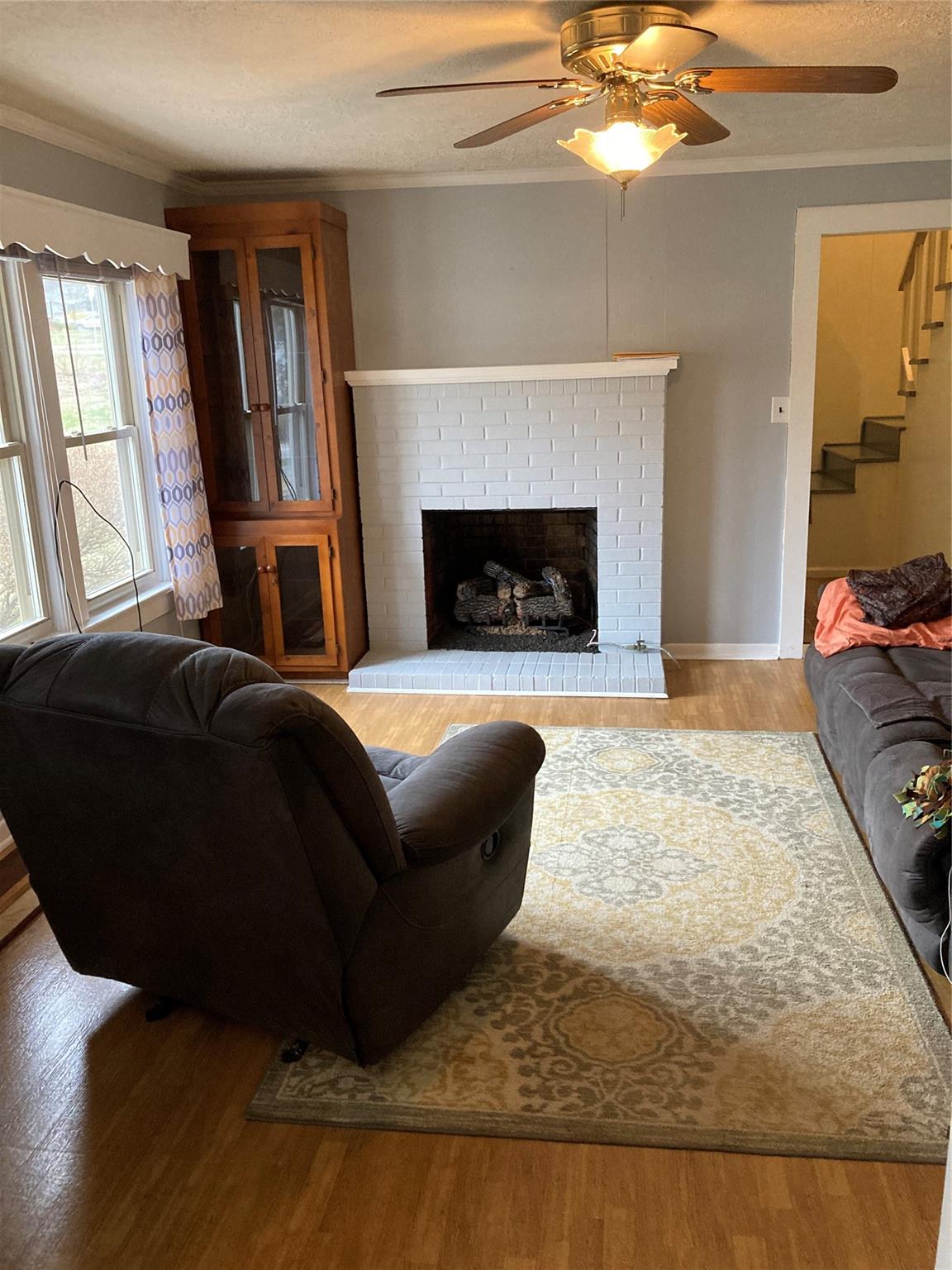 117 Water Filter Plant Road Morganton, NC 28655 - Photo 15 of 30 a living room with furniture and a fireplace