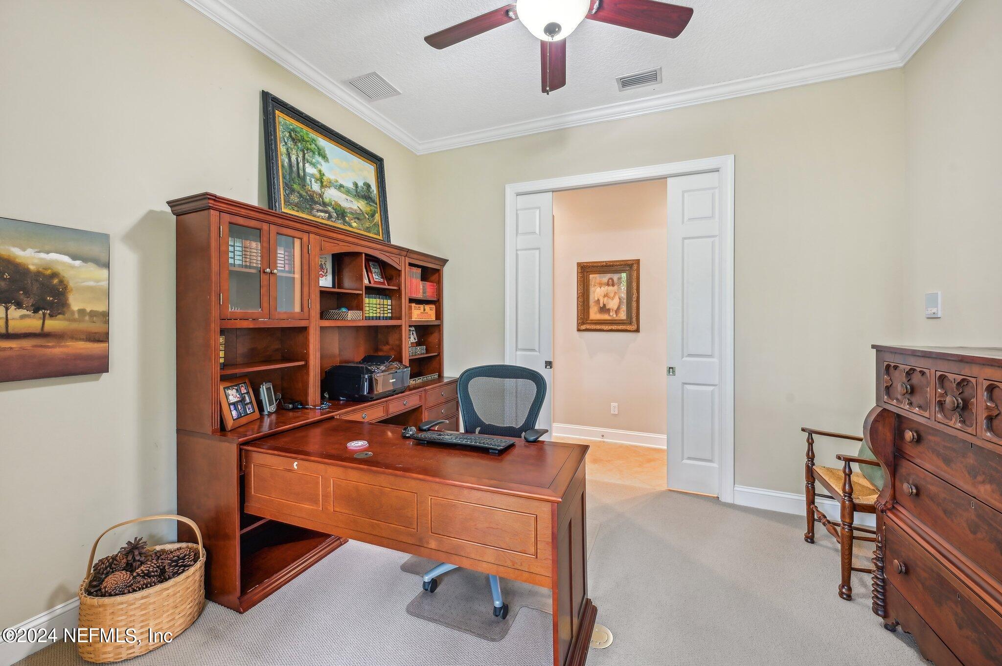 283 Stonewell Drive St. Johns, FL 32259 - Photo 34 of 72 Office with pocket doors