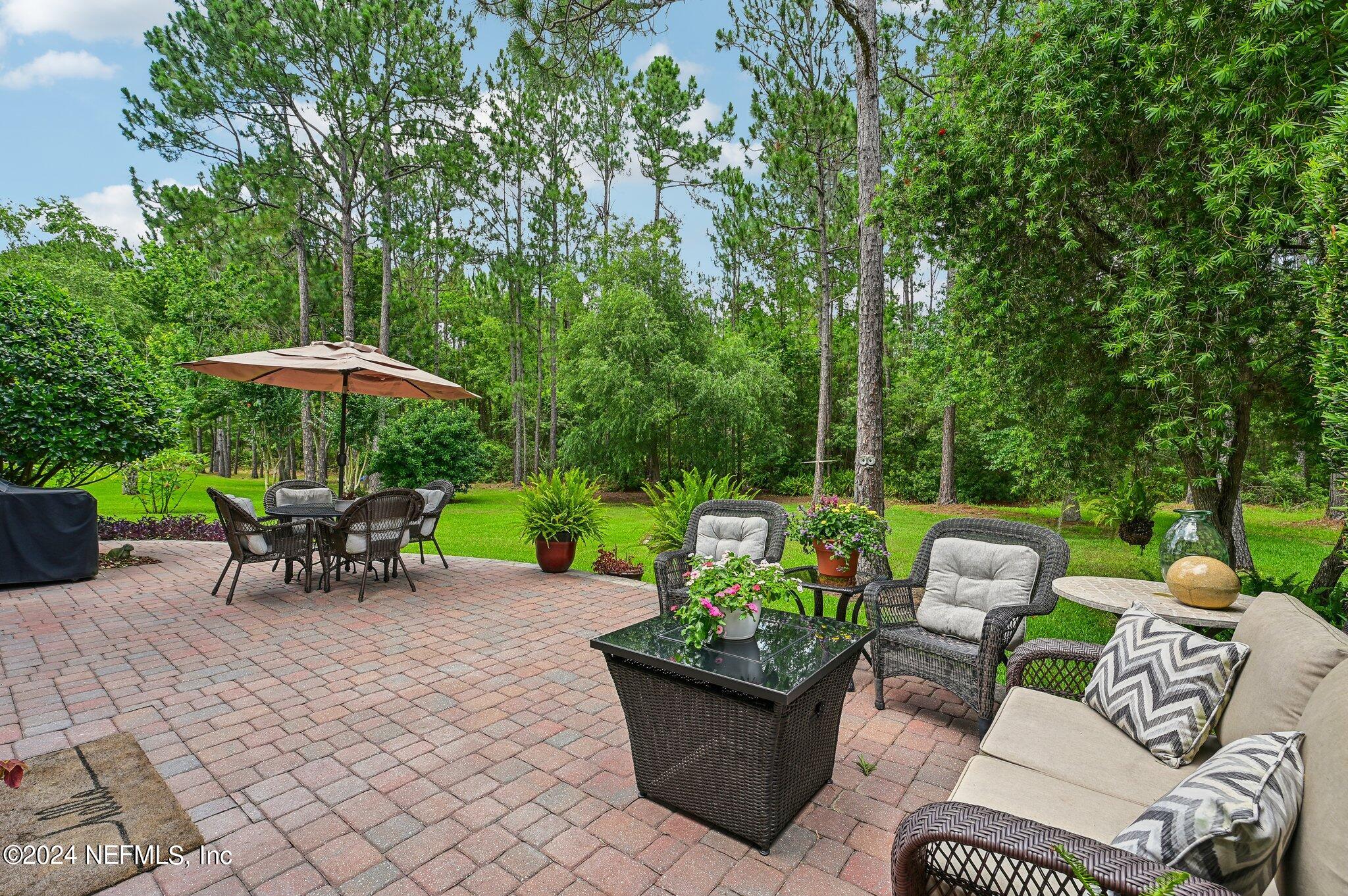 283 Stonewell Drive St. Johns, FL 32259 - Photo 40 of 72 View to large private back yard