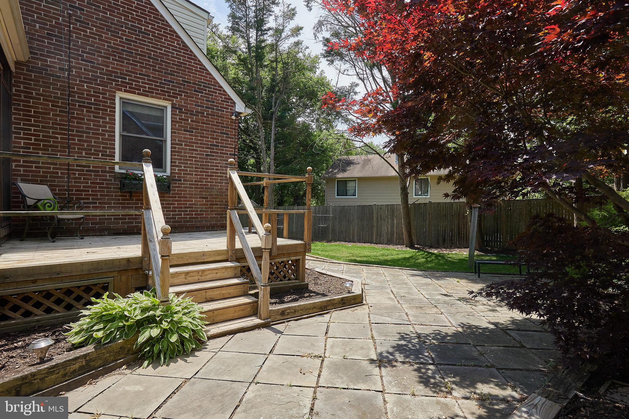 9933 Moss Avenue Silver Spring, MD 20901 - Photo 50 of 56 Deck to beautifully landscaped Back Yard and Patio