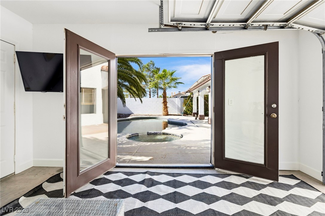 2829 Via Florentine Street Henderson, NV 89074 - Photo 26 of 48 Doorway with french doors