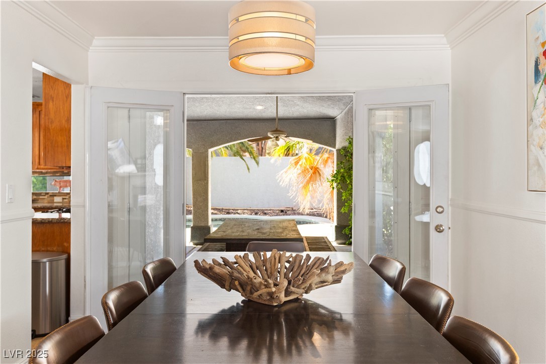 2829 Via Florentine Street Henderson, NV 89074 - Photo 27 of 48 Dining room with crown molding