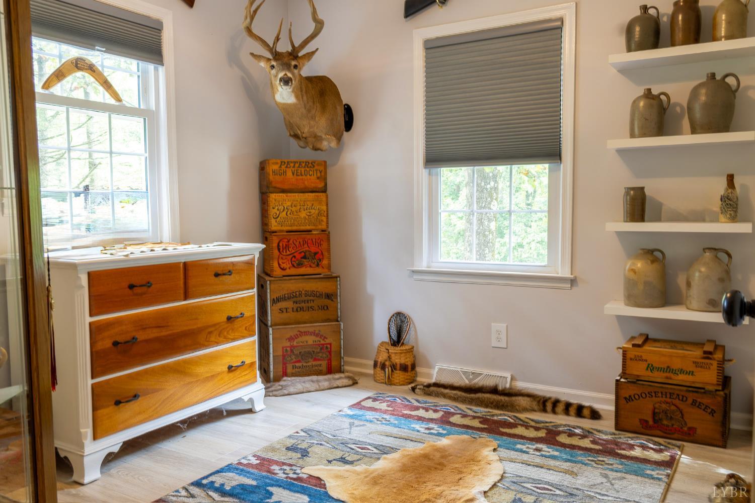 14611 Leesville Road Evington, VA 24550 - Photo 17 of 30 a bedroom with a bunk bed and a window