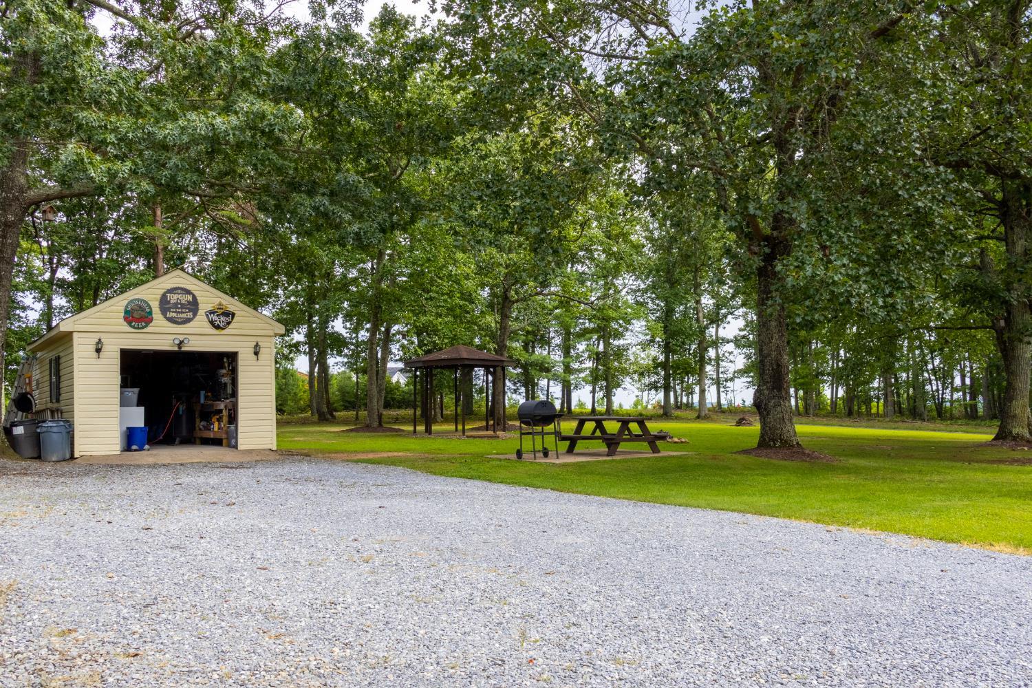 14611 Leesville Road Evington, VA 24550 - Photo 26 of 30 a view of outdoor space with garden and trees