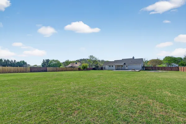 a view of a grassy field