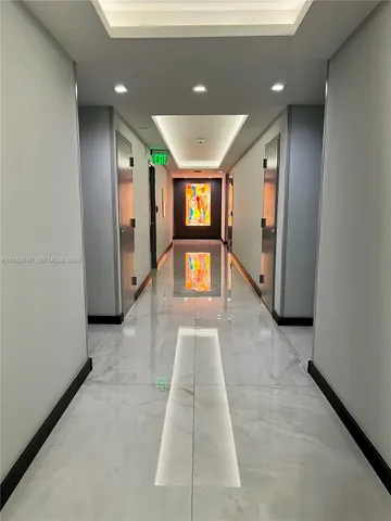 a view of a tall building