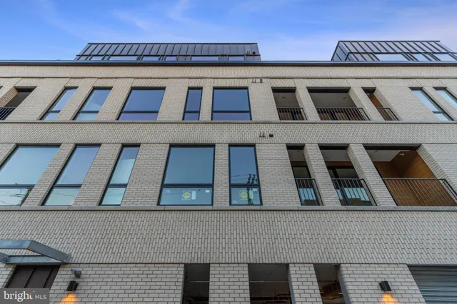 a view of a building with a window