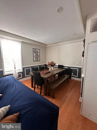 a room with furniture and a table