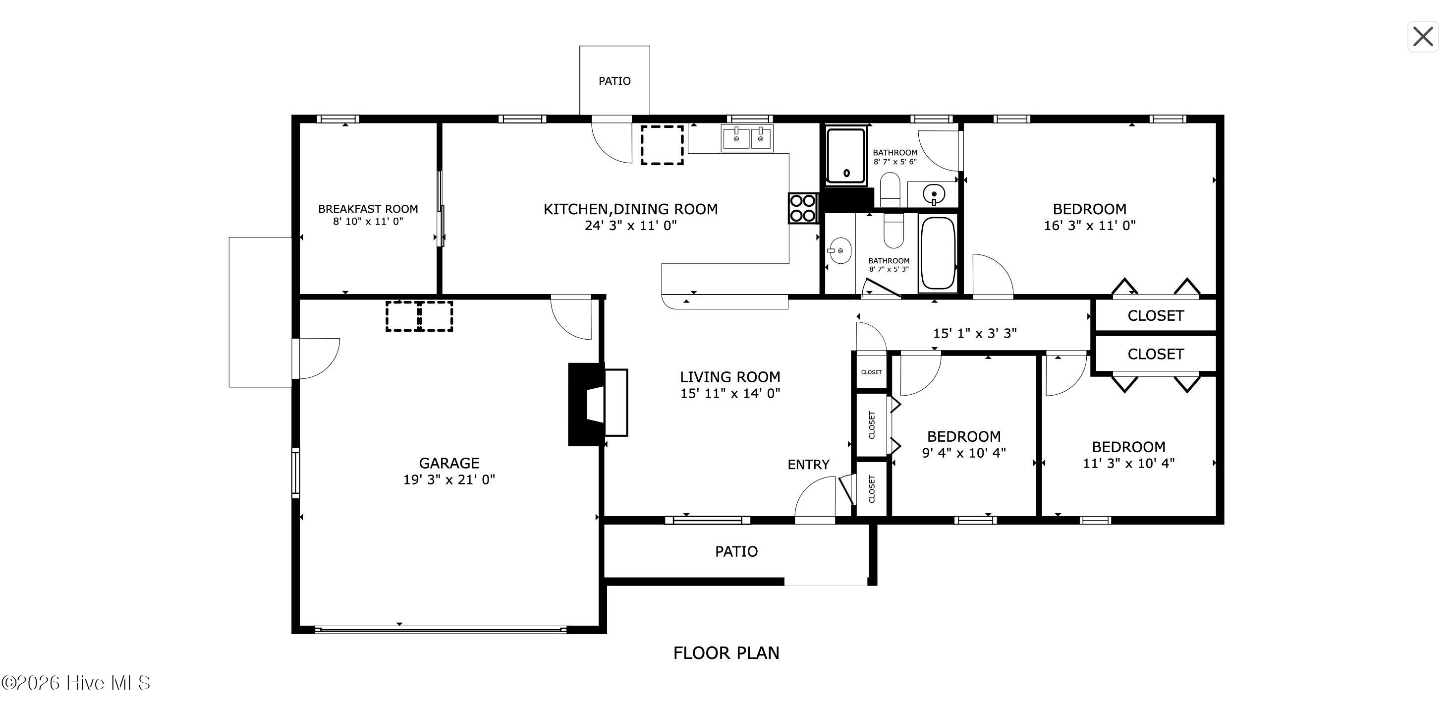 205 Inman Court Hubert, NC 28539 - Photo 50 of 50 Floorplan