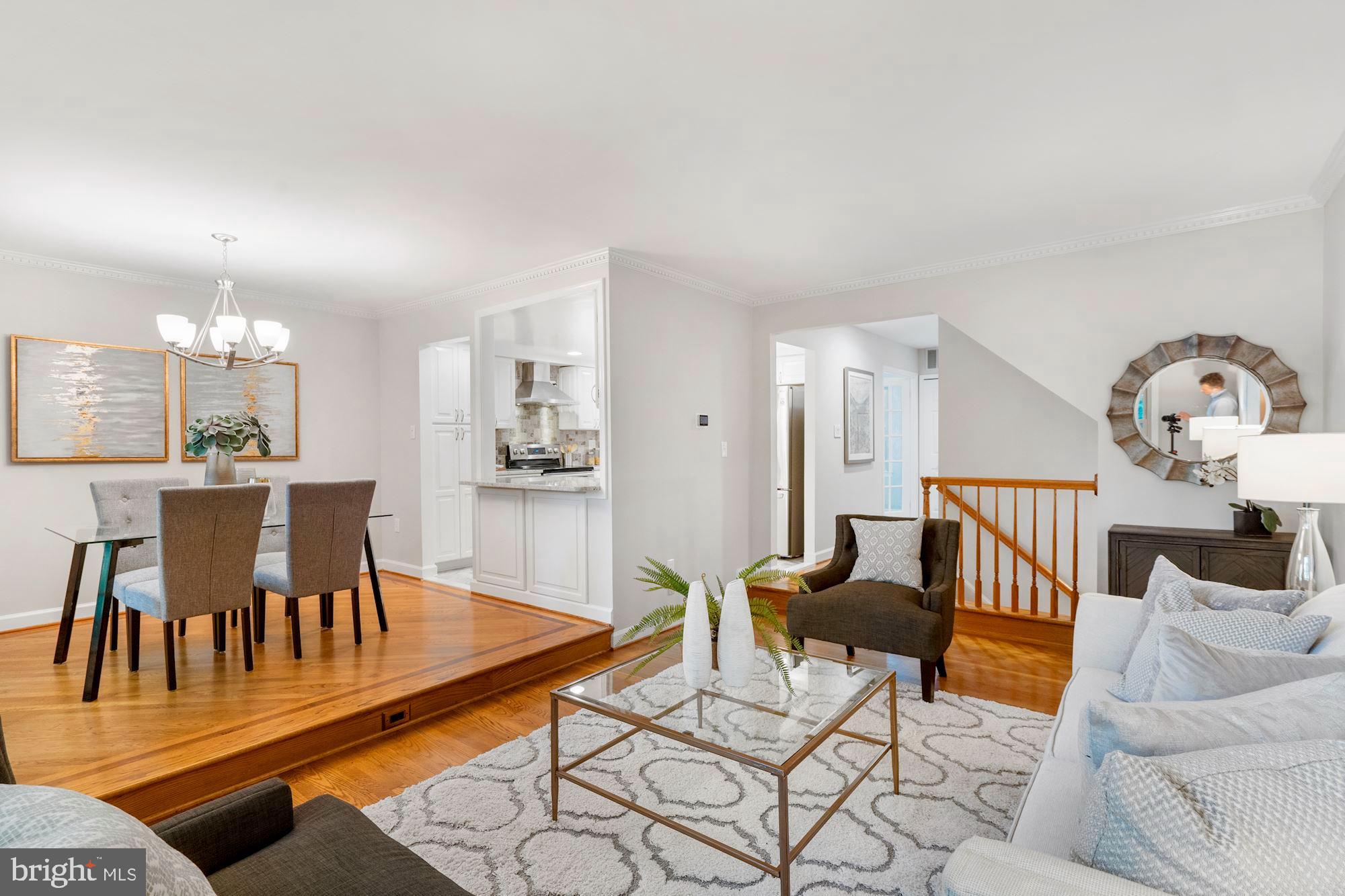 5401 Cabot Ridge Court Fairfax, VA 22032 - Photo 11 of 42 Living Room and Dining Room