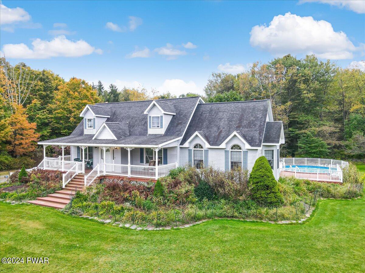 174 Stony Lonesome Road Newfoundland, PA 18445 - Photo 8 of 65 Sde view house and Pool