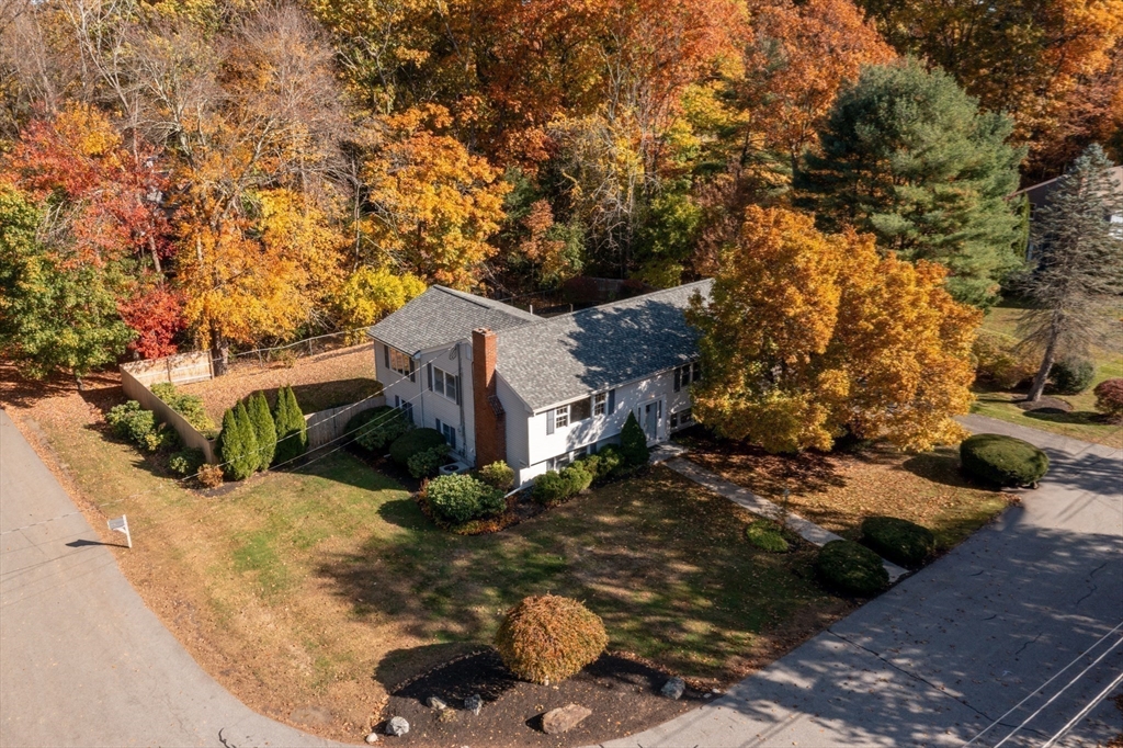 10 Strawberry Hill Road Andover, MA 01810 - Photo 36 of 41 a top view of a house with a yard