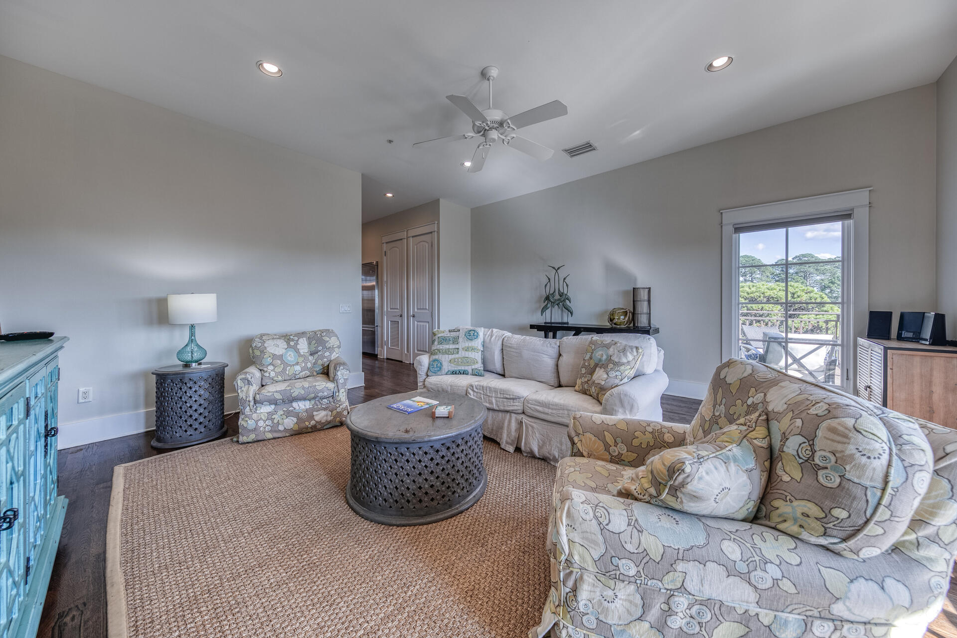 5231 East County Highway 30A, Unit E Santa Rosa Beach, FL 32459 - Photo 25 of 41 a living room with furniture and a large window