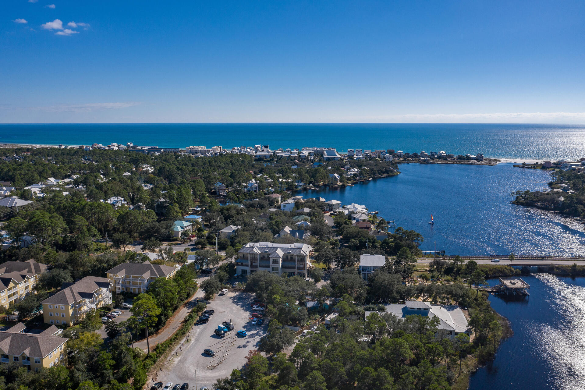5231 East County Highway 30A, Unit E Santa Rosa Beach, FL 32459 - Photo 33 of 41 an aerial view of a city