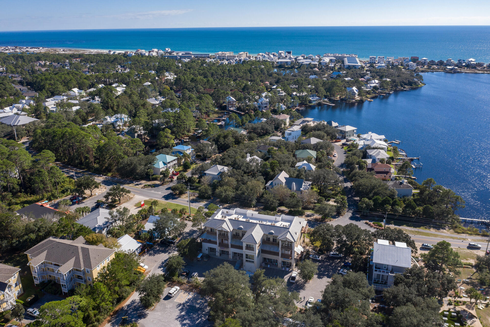 5231 East County Highway 30A, Unit E Santa Rosa Beach, FL 32459 - Photo 35 of 41 an aerial view of multiple house