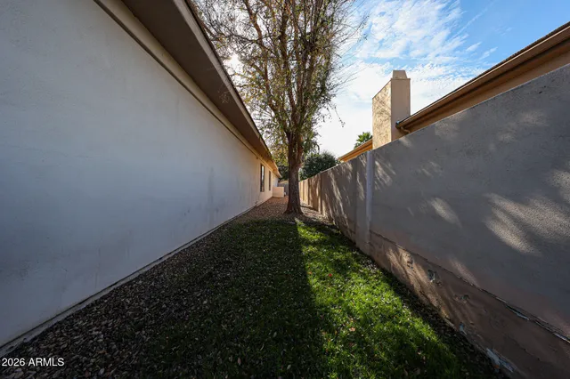 a view of a balcony with city