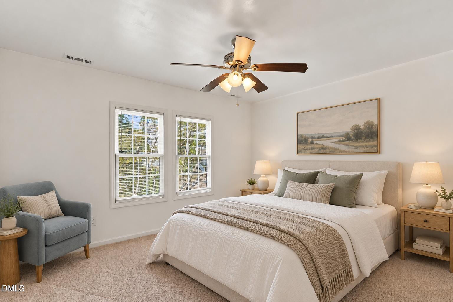 13112 Elmleaf Court Raleigh, NC 27614 - Photo 35 of 48 Bedroom 2 - Virtually Staged