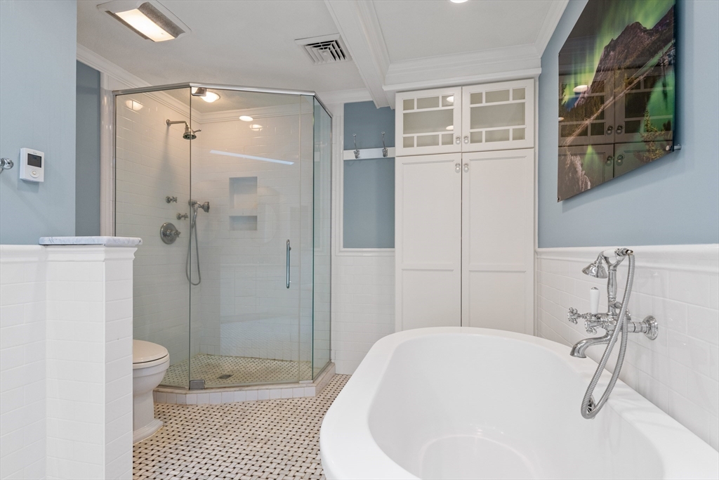 63 Farm Hill Road North Attleboro, MA 02760 - Photo 30 of 42 a bathroom with a bathtub and a shower