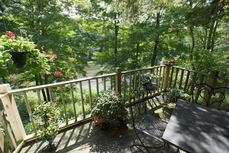 29 Glendale Road Stockbridge, MA 01262 - Photo 5 of 23 a view of a balcony with wooden floor