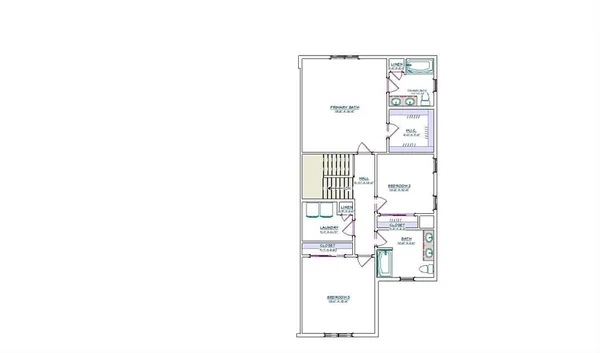 a picture of a room with a floor plan