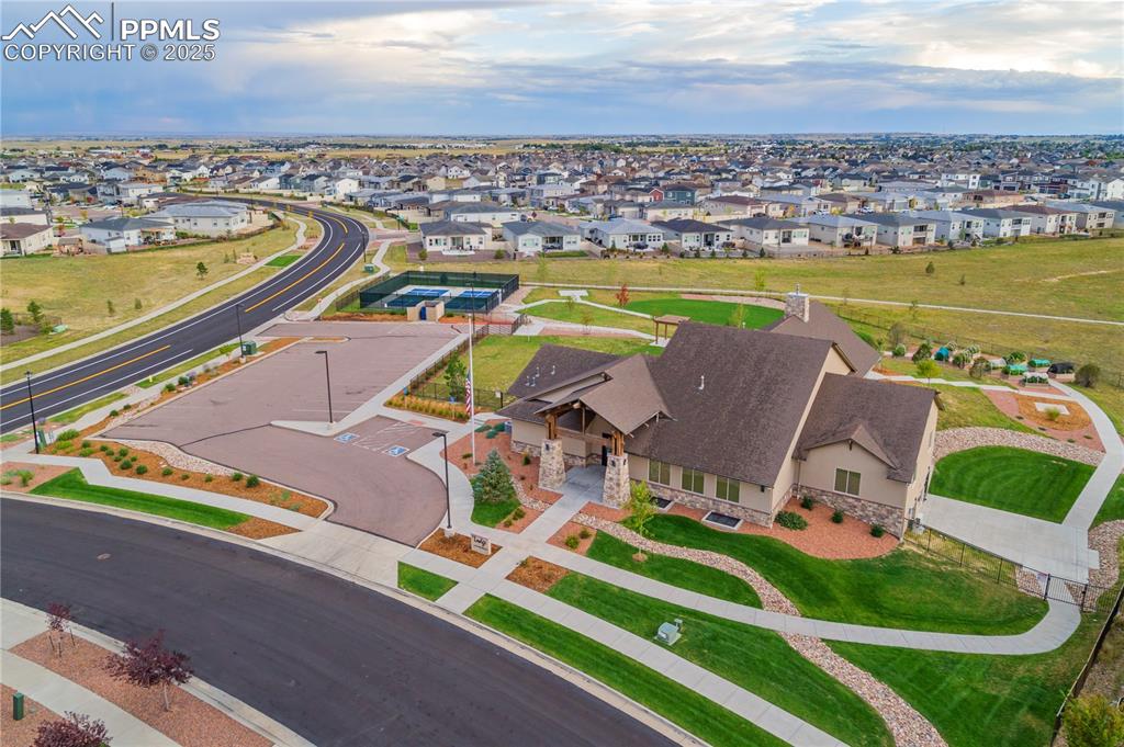 12516 Stone Valley Drive Peyton, CO 80831 - Photo 40 of 44 an aerial view of a house with a ocean view