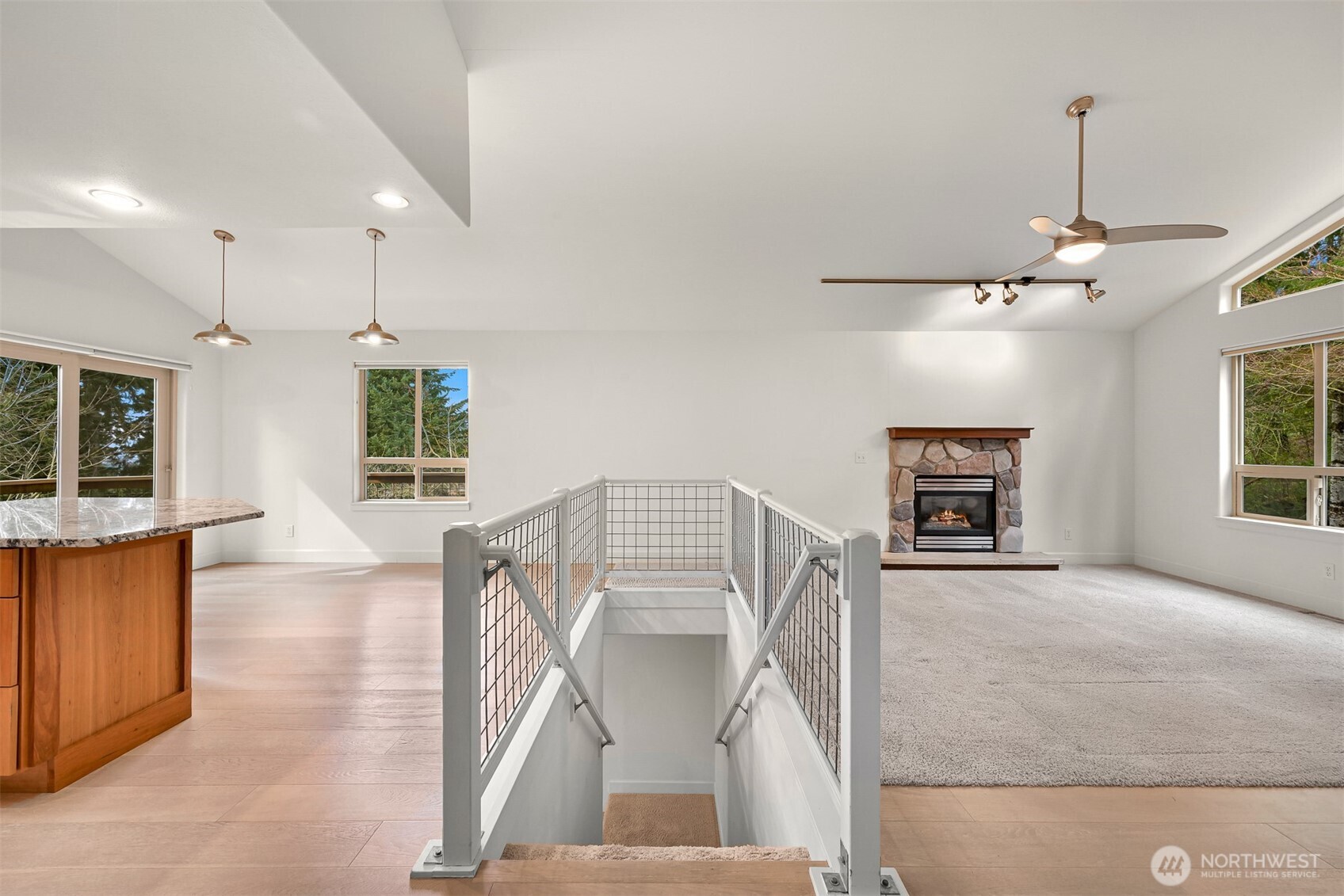 4135 Agate Road Bellingham, WA 98226 - Photo 20 of 36 a view of a living room a window and a chandelier
