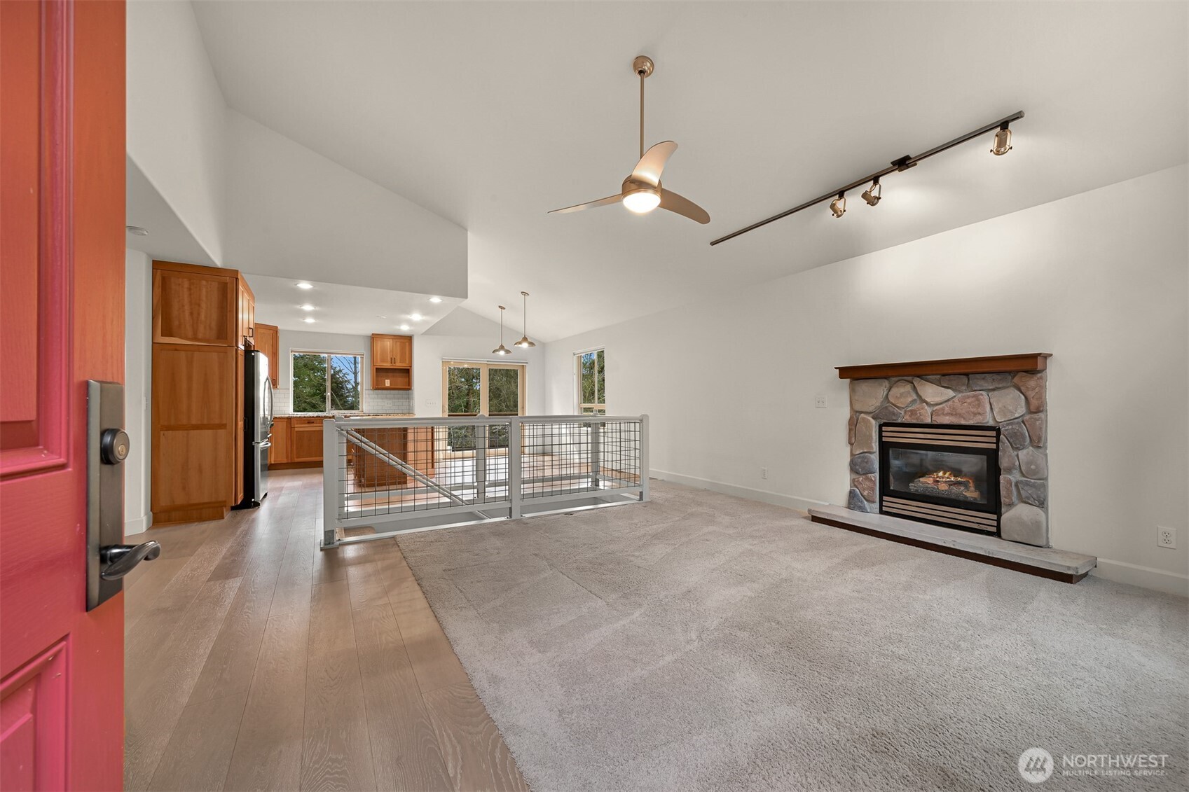 4135 Agate Road Bellingham, WA 98226 - Photo 3 of 36 a view of a livingroom with furniture and a ceiling fan