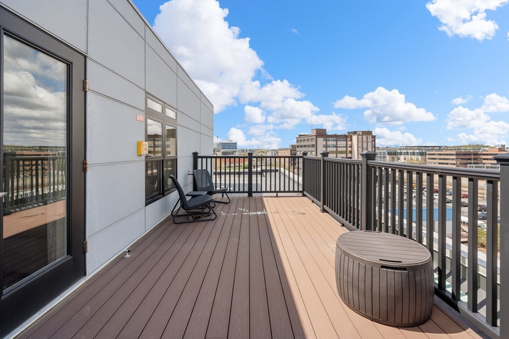 20 Penniman Road, Unit P3 Boston, MA 02134 - Photo 20 of 22 a view of balcony with wooden floor