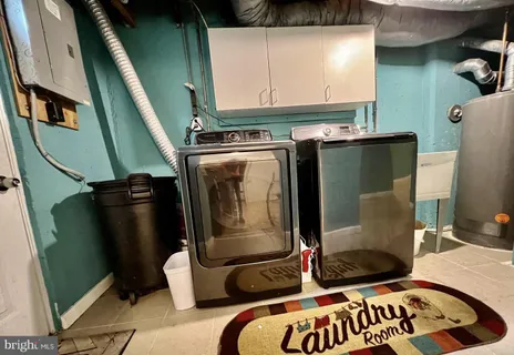 a view of water heater room