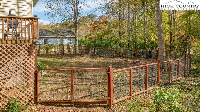 a view of outdoor space with garden