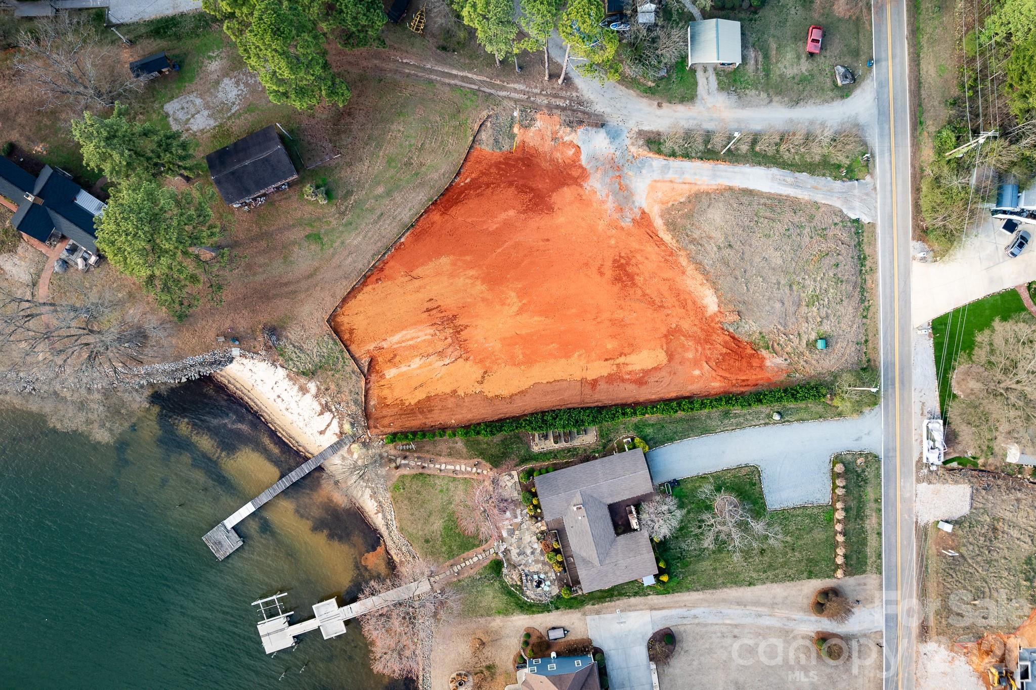 4673 Kiser Island Road Terrell, NC 28682 - Photo 6 of 32 an aerial view of a house with a yard and lake view