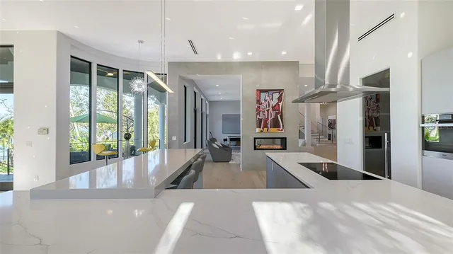 a room with furniture and a flat screen tv