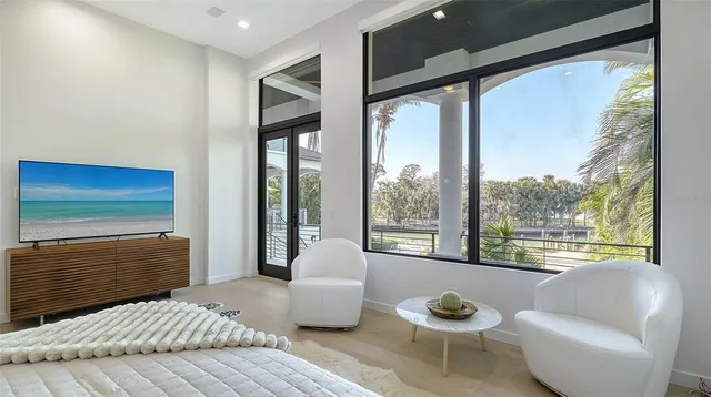 a bathroom with a sink a mirror and a shower