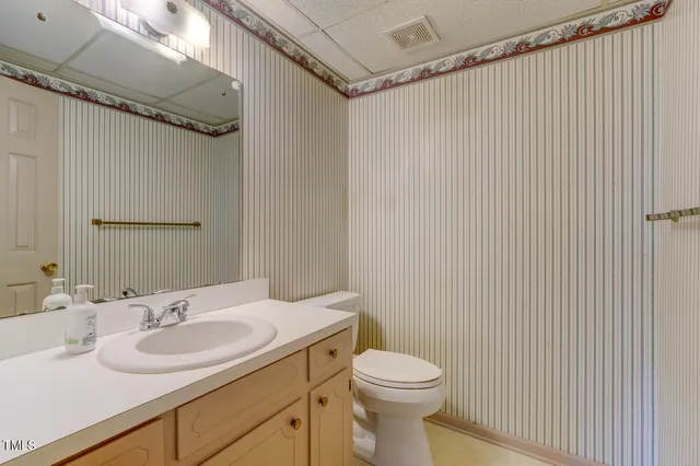 a view of outdoor space with seating