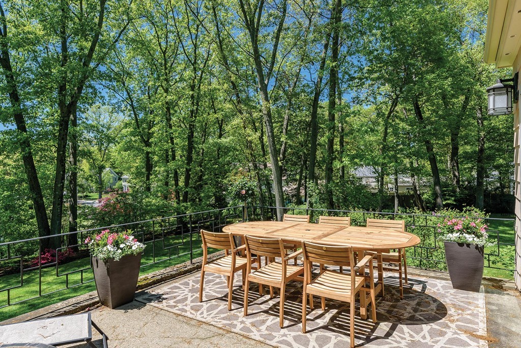 87 Beverly Road Brookline, MA 02467 - Photo 15 of 16 an outdoor space with furniture and garden