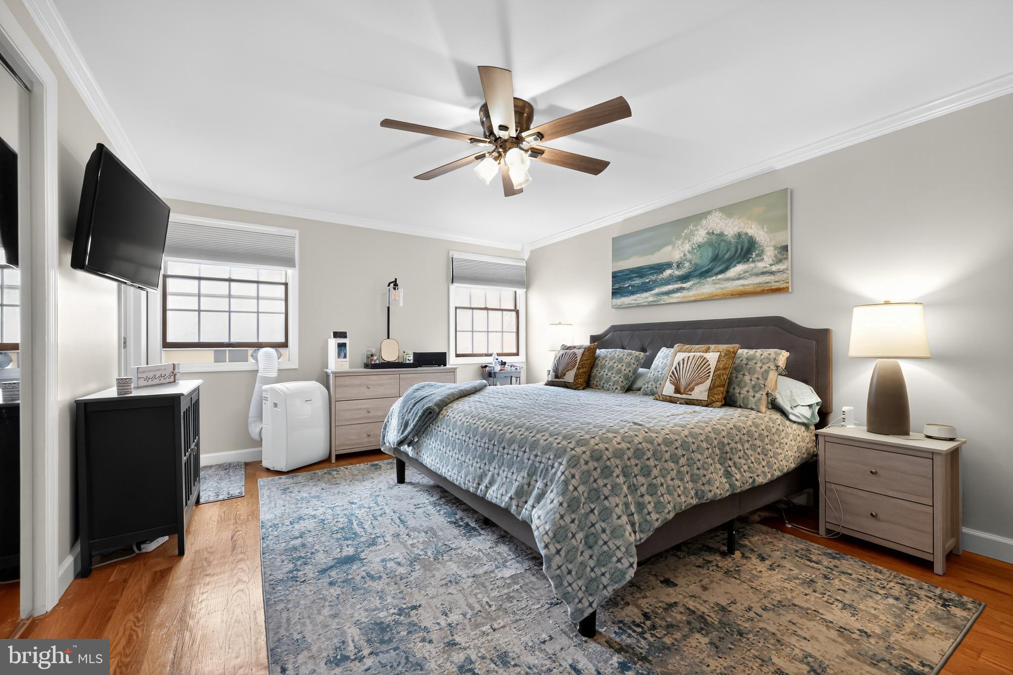 665 Chatham Road Somerdale, NJ 08083 - Photo 19 of 36 a bedroom with a bed and a couch