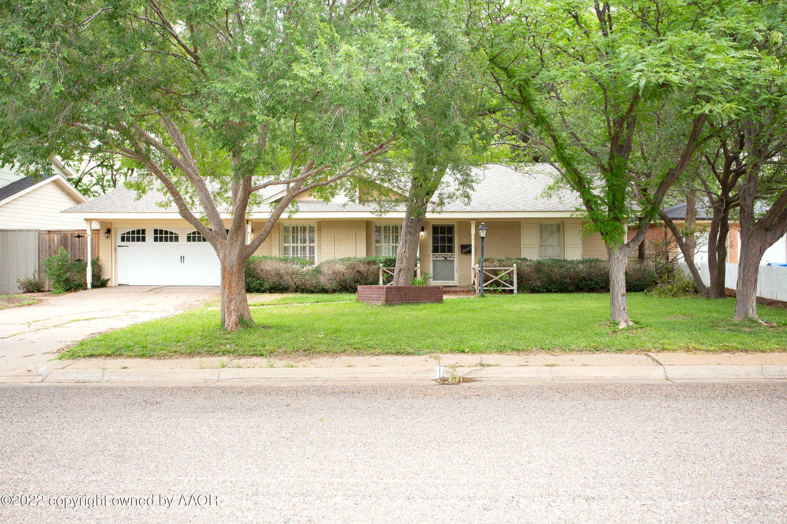 3607 Patterson Drive Amarillo, TX 79109 - Photo 1 of 24 a front view of house with yard and green space