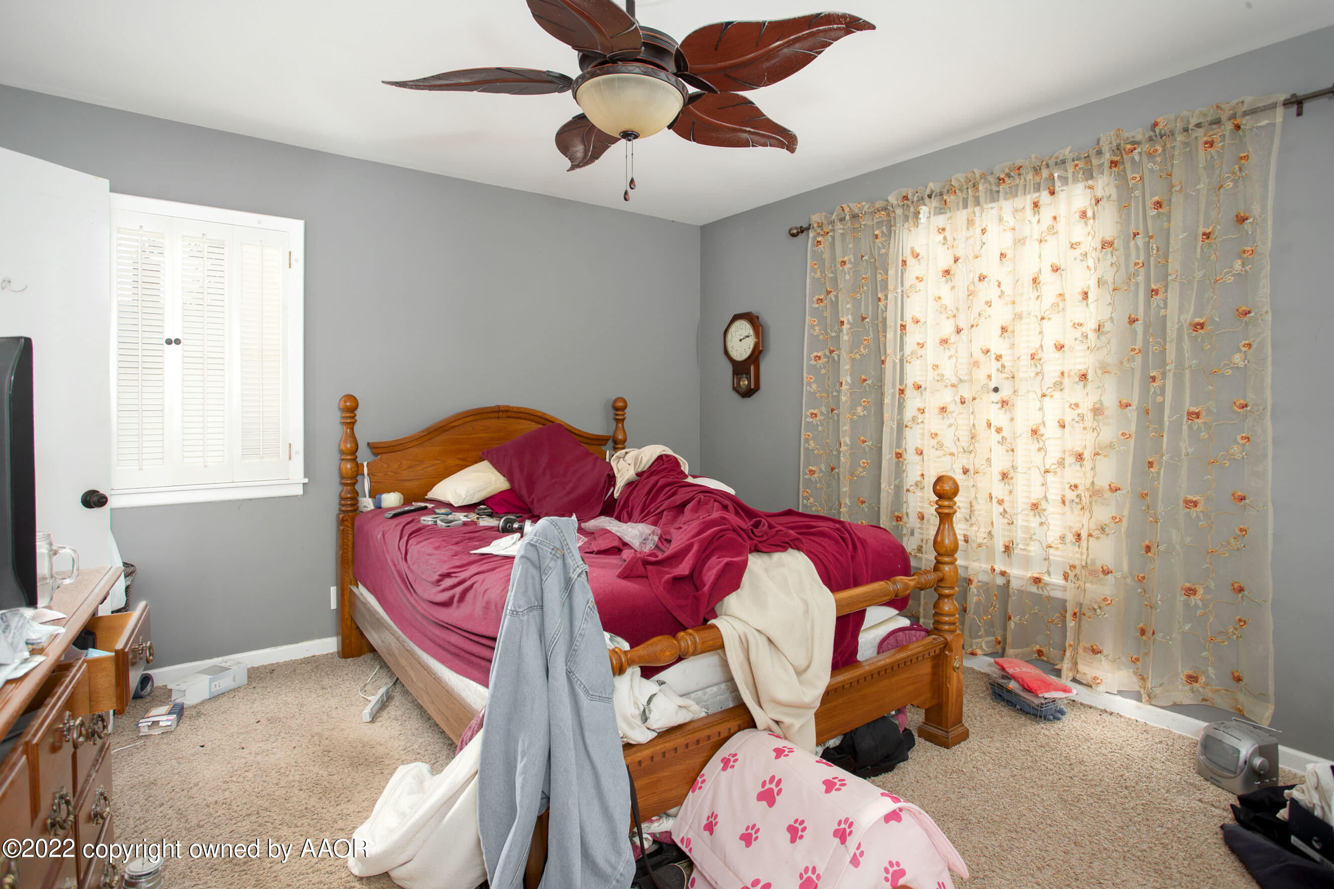 3607 Patterson Drive Amarillo, TX 79109 - Photo 16 of 24 a bedroom with a bed and a window